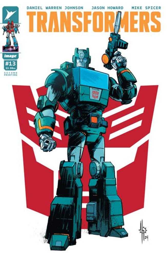 Transformers #13 2nd Print Cover B Jason Howard Autobot Variant | Game Master's Emporium (The New GME)