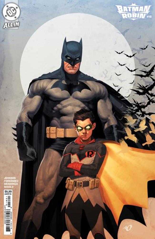 Batman And Robin #18 Cover B Ariel Olivetti Card Stock Variant | Game Master's Emporium (The New GME)