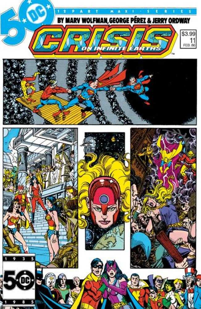 Crisis On Infinite Earths #11 Facsimile Edition Cover A George Perez | Game Master's Emporium (The New GME)