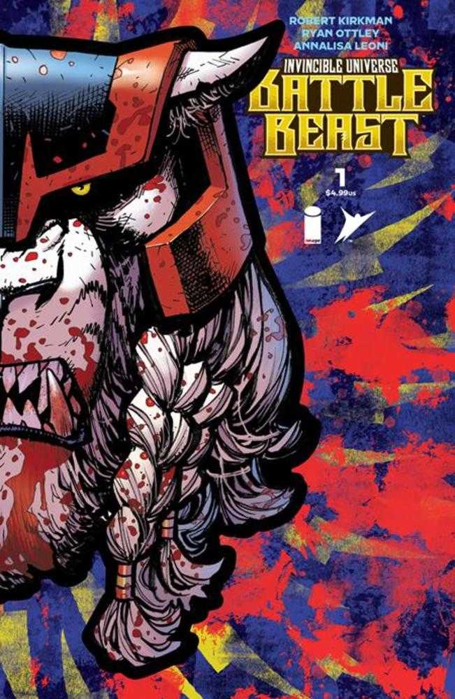 Invincible Universe Battle Beast #1 Cover J Ryan Ottley, Andres Juarez & Annalisa Leoni Foil Die Cut Mask Variant | Game Master's Emporium (The New GME)