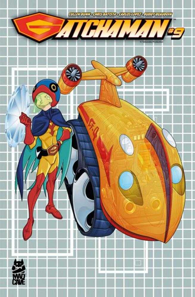 Gatchaman #9 Cover B Chris Batista  Blueprint Jinpei And G-4 Variant | Game Master's Emporium (The New GME)