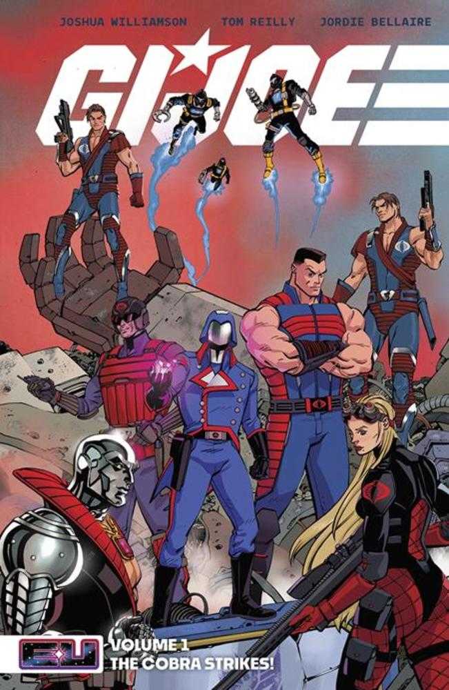 G.I. Joe TPB Volume 01 The Cobra Strikes Direct Market Exclusive Tom Reilly Red Cover | Game Master's Emporium (The New GME)