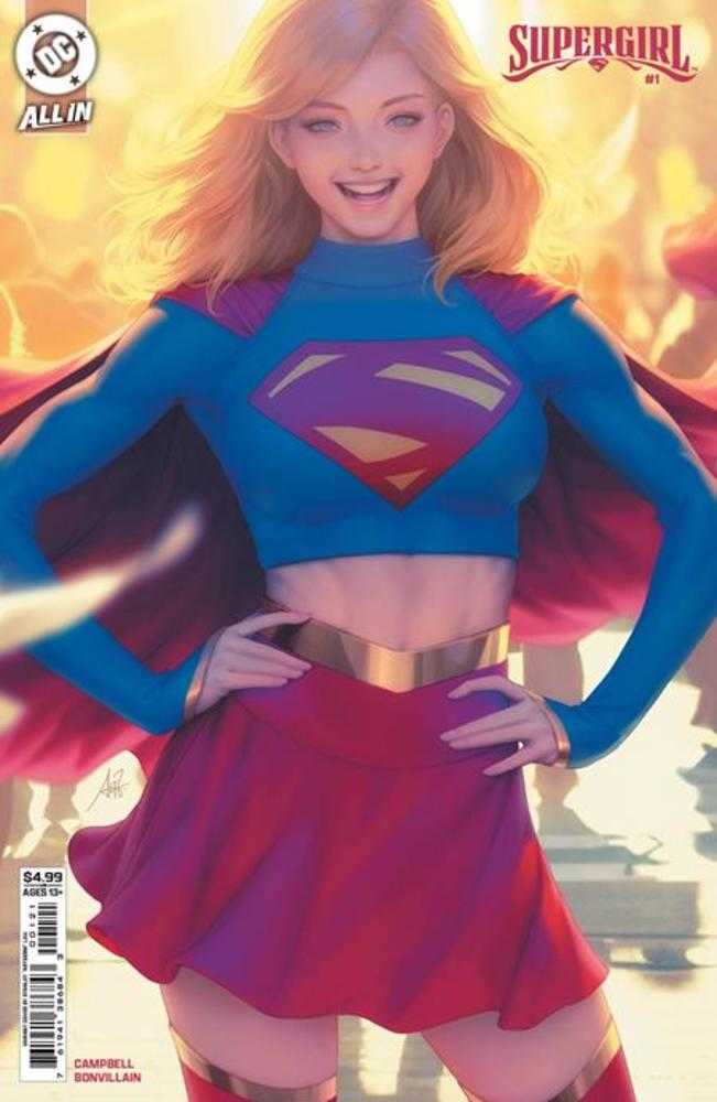Supergirl #1 Cover B Stanley Artgerm Lau Card Stock Variant | Game Master's Emporium (The New GME)