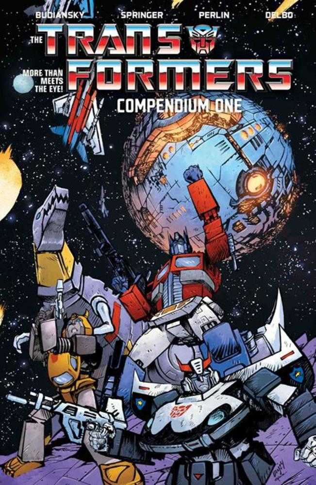 Transformers Compendium TPB Volume 01 Daniel Warren Johnson & Mike Spicer Cover | Game Master's Emporium (The New GME)