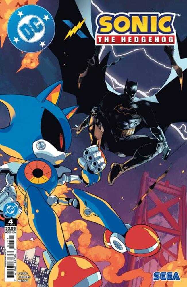 DC X Sonic The Hedgehog #4 (Of 5) Cover A Pablo M Collar | Game Master's Emporium (The New GME)