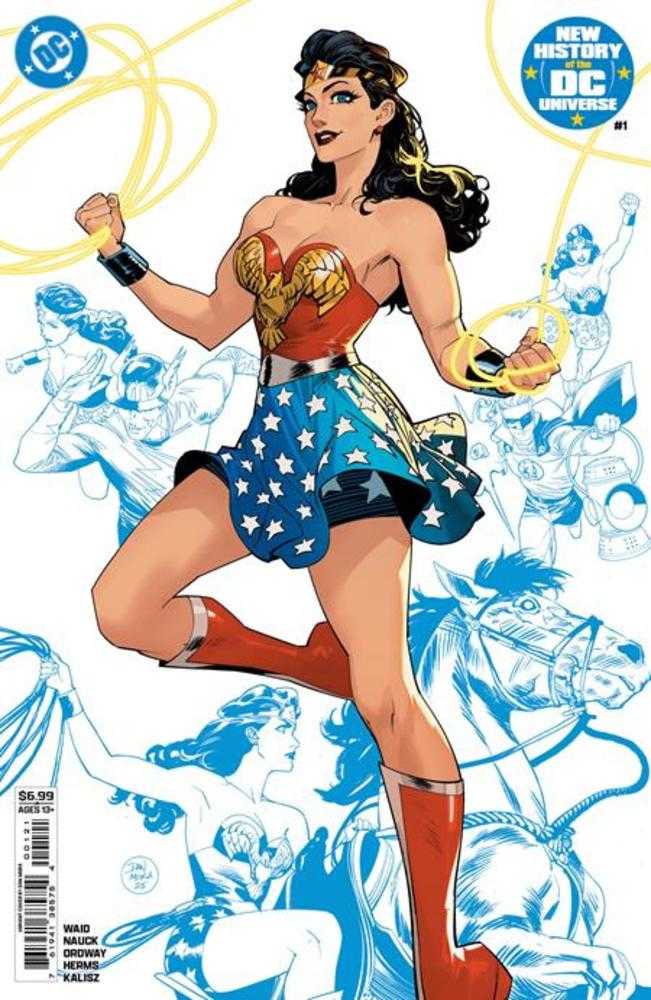 New History Of The DC Universe #1 (Of 4) Cover B Dan Mora Card Stock Variant | Game Master's Emporium (The New GME)