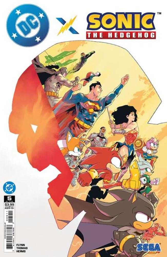 DC X Sonic The Hedgehog #5 (Of 5) Cover A Pablo M Collar | Game Master's Emporium (The New GME)