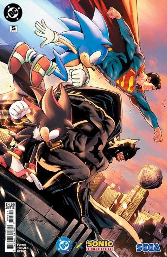DC X Sonic The Hedgehog #5 (Of 5) Cover B Lucas Meyer Card Stock Variant | Game Master's Emporium (The New GME)