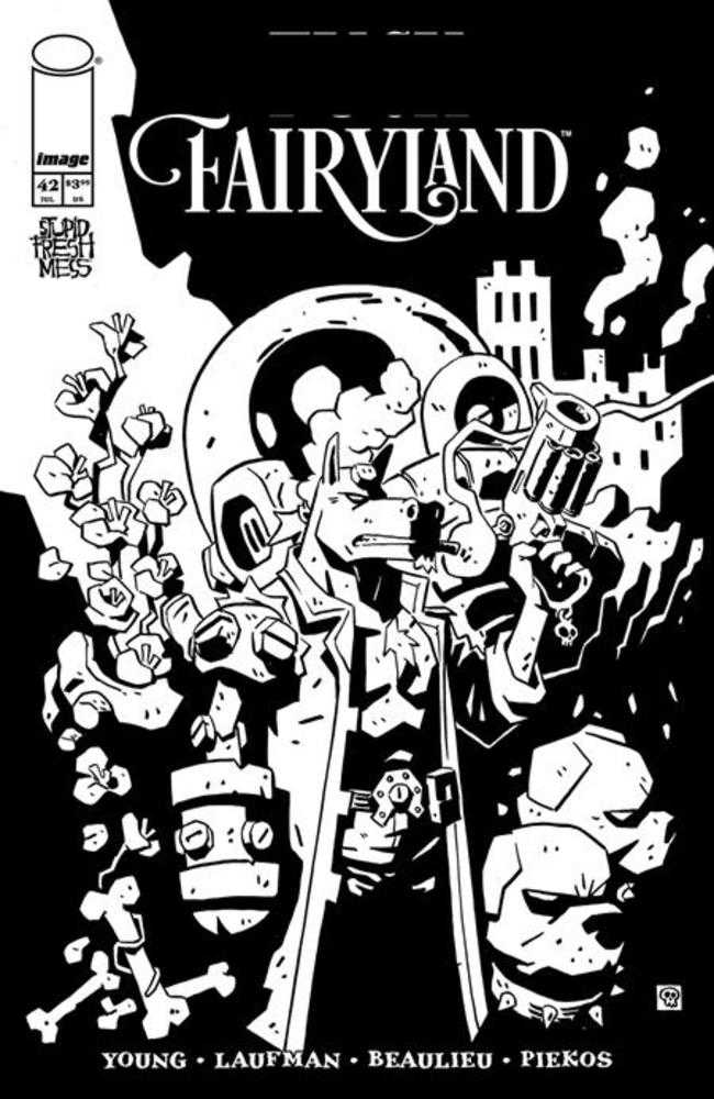 I Hate Fairyland #42 Cover B Derek Laufman Black & White Variant (Mature) | Game Master's Emporium (The New GME)