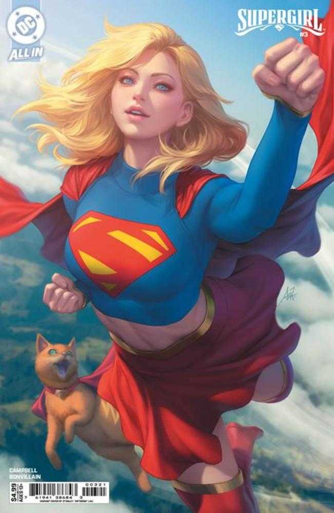 Supergirl #3 Cover B Stanley Artgerm Lau Card Stock Variant | Game Master's Emporium (The New GME)