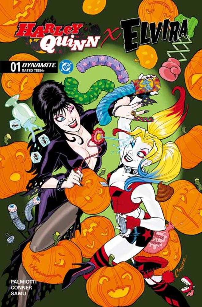 Harley Quinn X Elvira #1 Cover A Amanda Conner | Game Master's Emporium (The New GME)