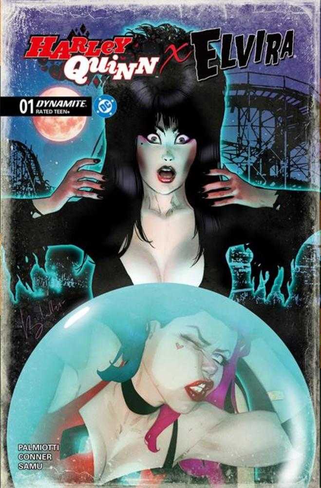 Harley Quinn X Elvira #1 Cover D Ben Caldwell Variant | Game Master's Emporium (The New GME)