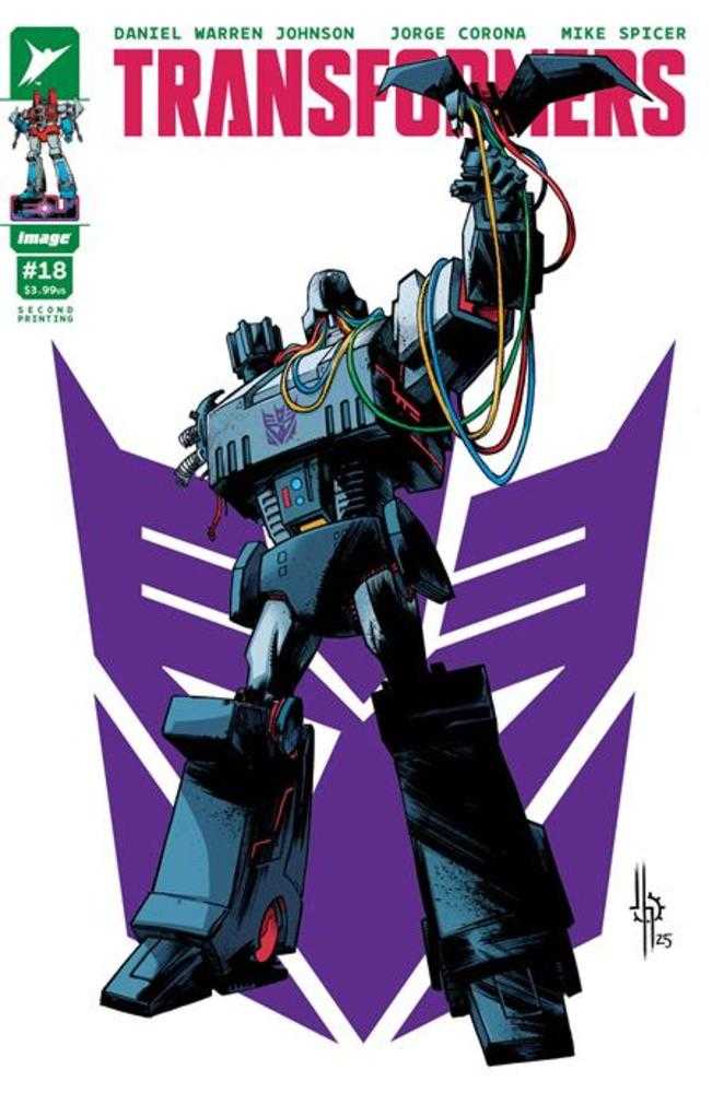 Transformers #18 2nd Print Cover A Jason Howard Decepticon Cover | Game Master's Emporium (The New GME)