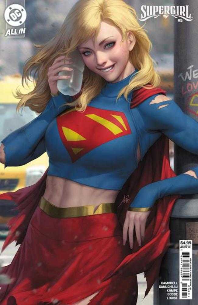 Supergirl #5 Cover B Stanley Artgerm Lau Card Stock Variant | Game Master's Emporium (The New GME)