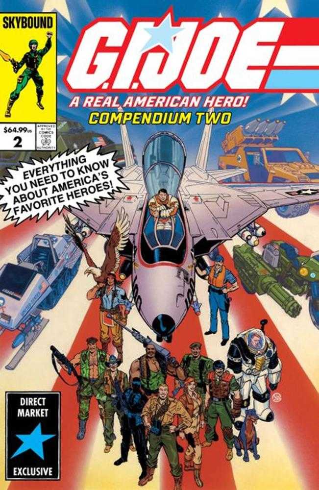 G.I. Joe A Real American Hero Compendium TPB Book 02 Direct Market Exclusive Michael Golden Cover | Game Master's Emporium (The New GME)