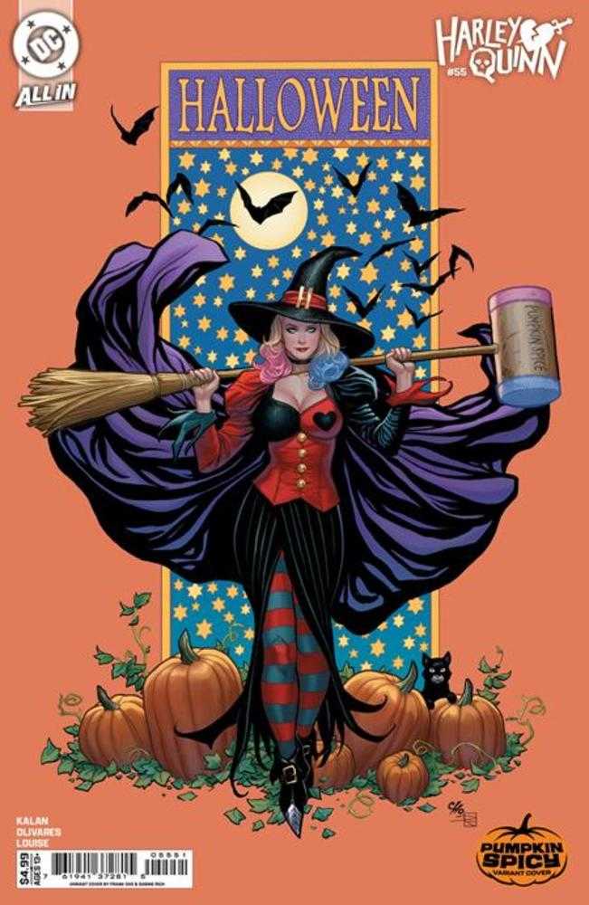 Harley Quinn #55 Cover E Frank Cho Pumpkin Spicy Card Stock Variant | Game Master's Emporium (The New GME)