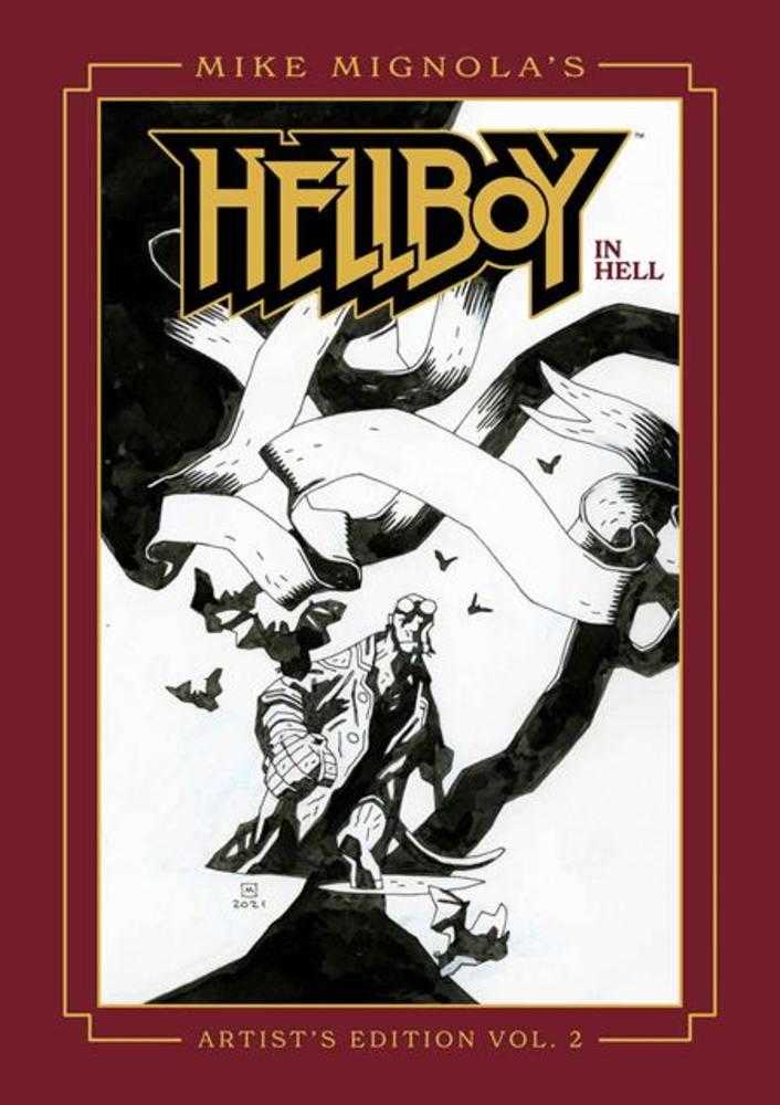 Mike Mignolas Hellboy In Hell Artists Edition Hardcover Book 02 Direct Market Exclusive Mike Mignola Cover | Game Master's Emporium (The New GME)