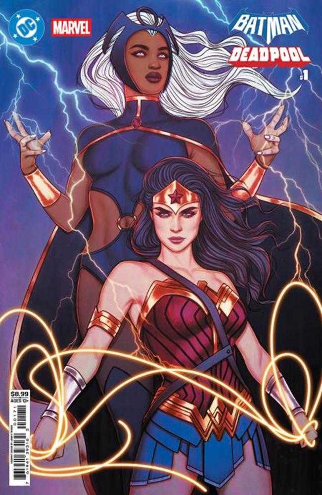 DC Marvel Batman Deadpool #1 (One Shot) Cover H Jenny Frison Wonder Woman Storm Card Stock Variant | Game Master's Emporium (The New GME)