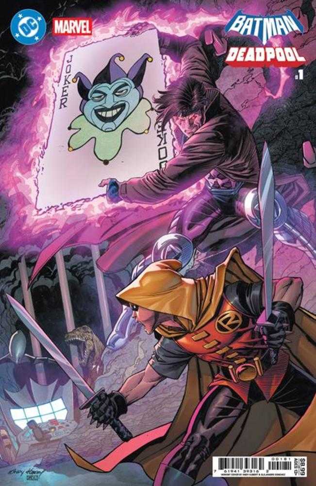 DC Marvel Batman Deadpool #1 (One Shot) Cover I Andy Kubert Damian Wayne Gambit Card Stock Variant | Game Master's Emporium (The New GME)