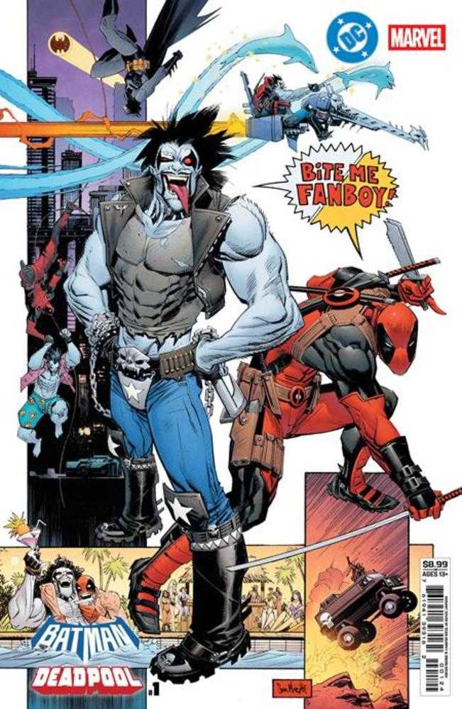 DC Marvel Batman Deadpool #1 (One Shot) Cover M Sean Gordon Murphy Lobo Deadpool Card Stock Variant | Game Master's Emporium (The New GME)