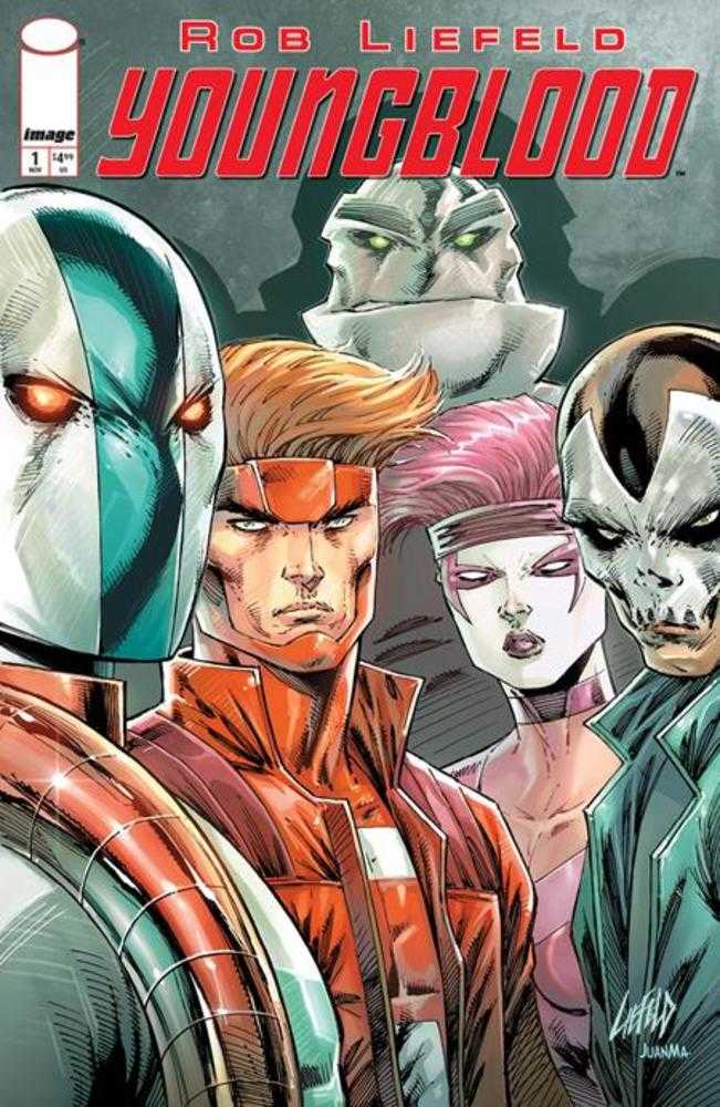 Youngblood #1 (2025) Cover A Rob Liefeld Polybagged & Collectible Card | Game Master's Emporium (The New GME)