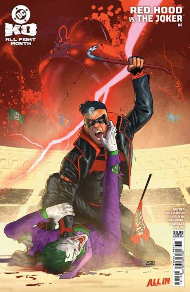 DC K.O. Red Hood vs Joker #1 (One Shot) Cover E Taurin Clarke Card Stock Variant | Game Master's Emporium (The New GME)