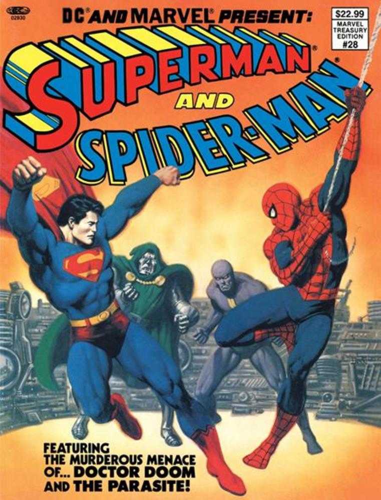 DC And Marvel Present Superman And Spider-Man (Marvel Treasury Edition #28) #1 Facsimile Edition Cover C John Romita Sr & Bob Larkin Foil Variant | Game Master's Emporium (The New GME)