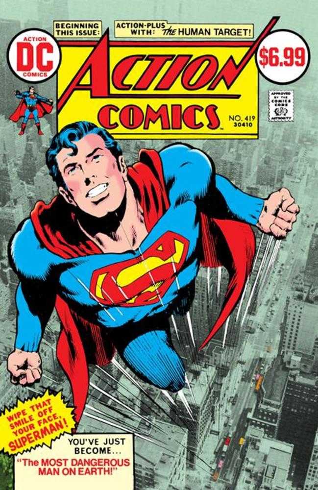Action Comics #419 Facsimile Edition Cover B Neal Adams Foil Variant | Game Master's Emporium (The New GME)