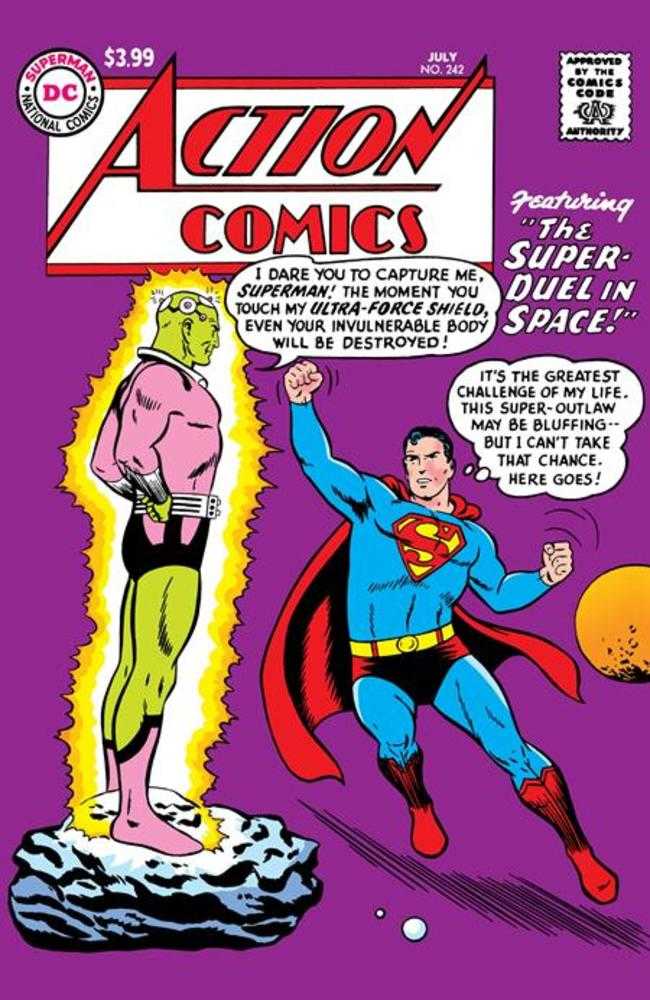 Action Comics #242 Facsimile Edition Cover A Curt Swan | Game Master's Emporium (The New GME)