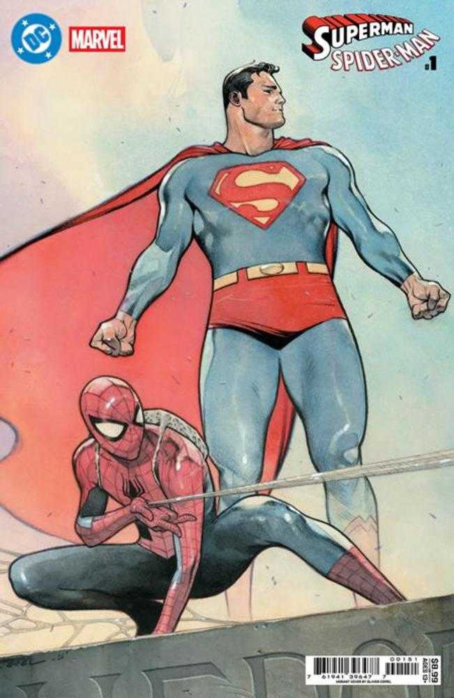 DC Marvel Superman Spider-Man #1 (One Shot) Cover E Olivier Coipel Card Stock Variant | Game Master's Emporium (The New GME)