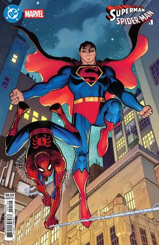 DC Marvel Superman Spider-Man #1 (One Shot) Cover L Arthur Adams Card Stock Variant | Game Master's Emporium (The New GME)