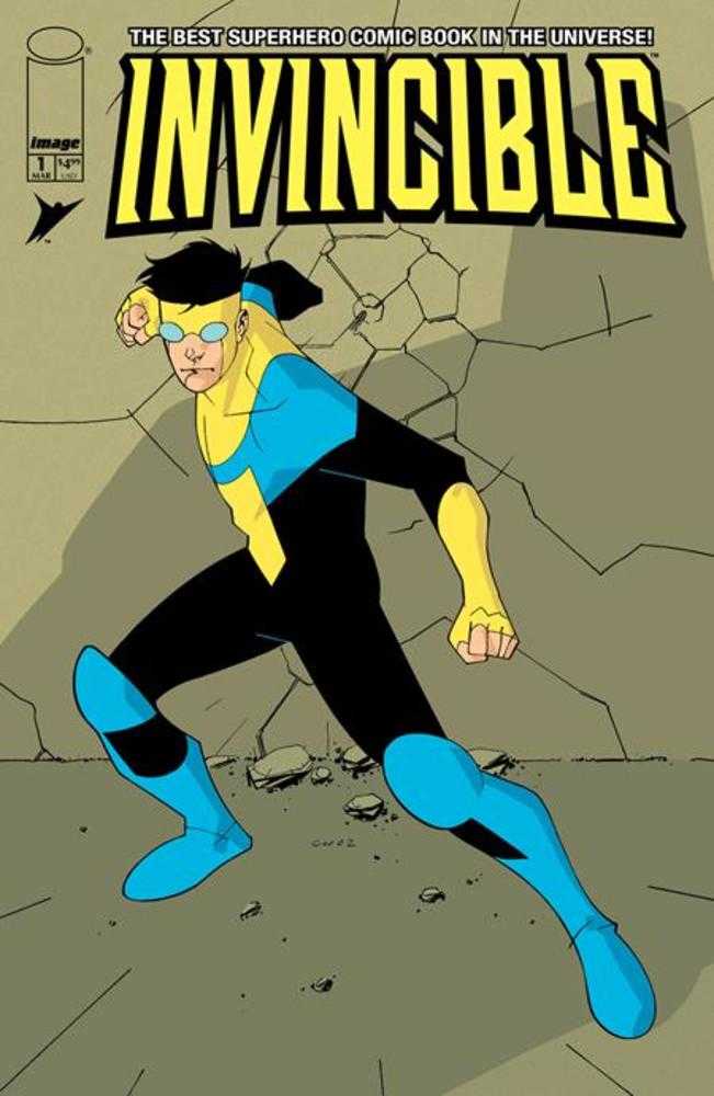 Invincible Foil Edition #1 Reprint Cover A Cory Walker & Bill Crabtree Foil | Game Master's Emporium (The New GME)