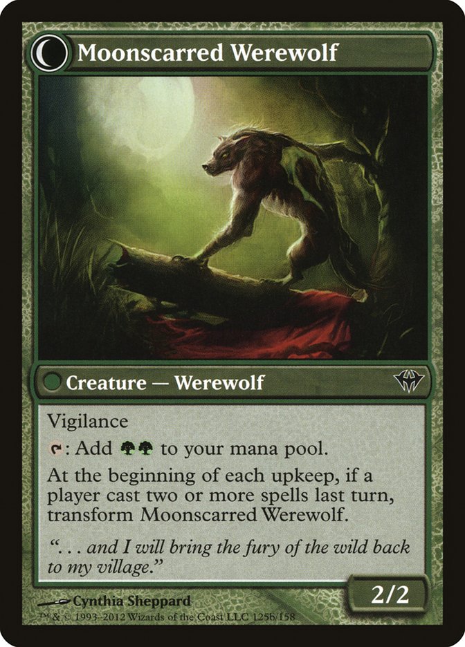 Scorned Villager // Moonscarred Werewolf [Dark Ascension] | Game Master's Emporium (The New GME)