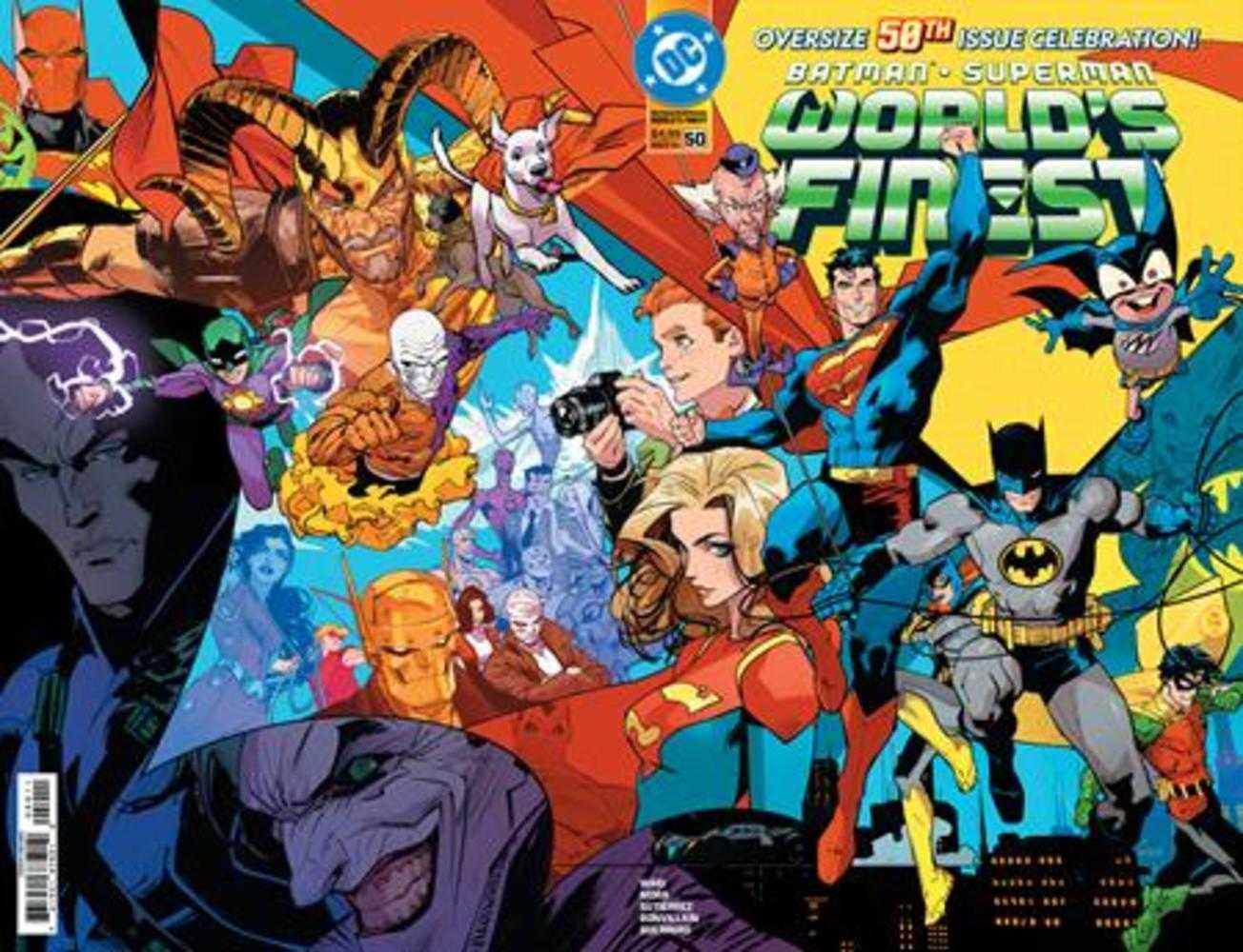 Batman Superman Worlds Finest #50 Cover A Dan Mora Wraparound | Game Master's Emporium (The New GME)