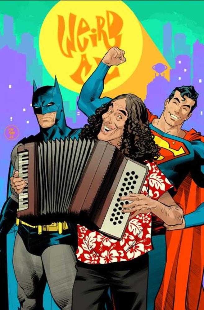 Batman Superman Worlds Finest #50 Cover G Dan Mora Weird Al Yankovic Cameo Card Stock Variant | Game Master's Emporium (The New GME)