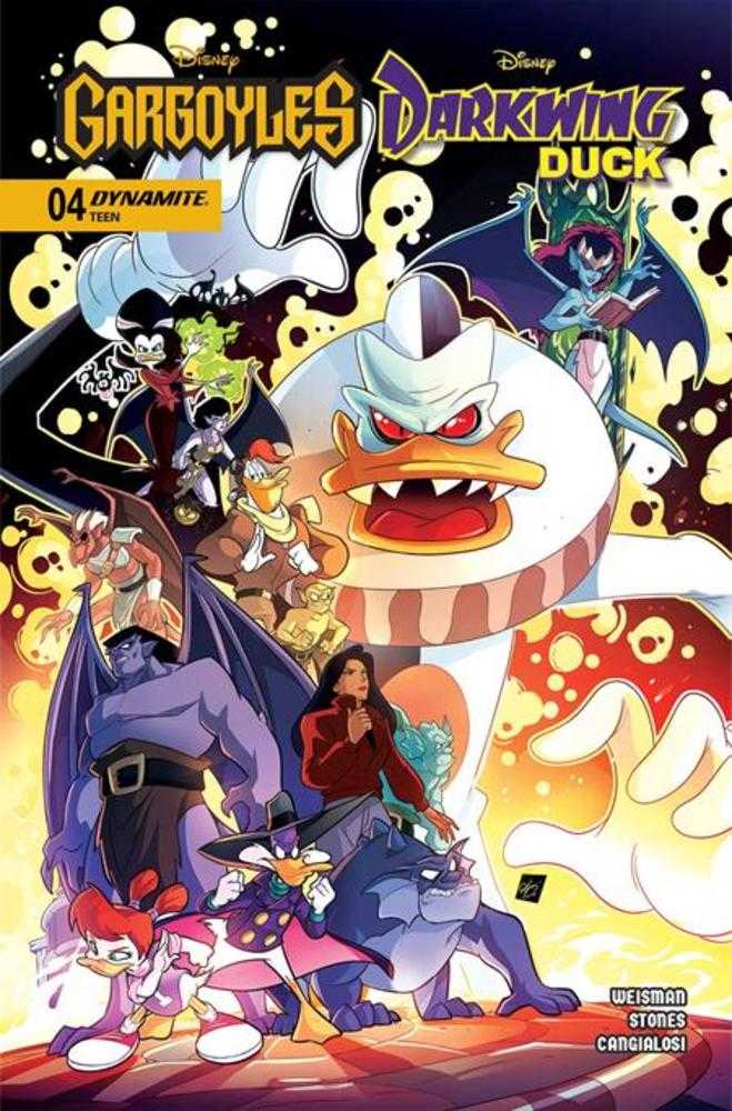 Gargoyles Darkwing Duck #4 Cover D Ciro Cangialosi Variant | Game Master's Emporium (The New GME)