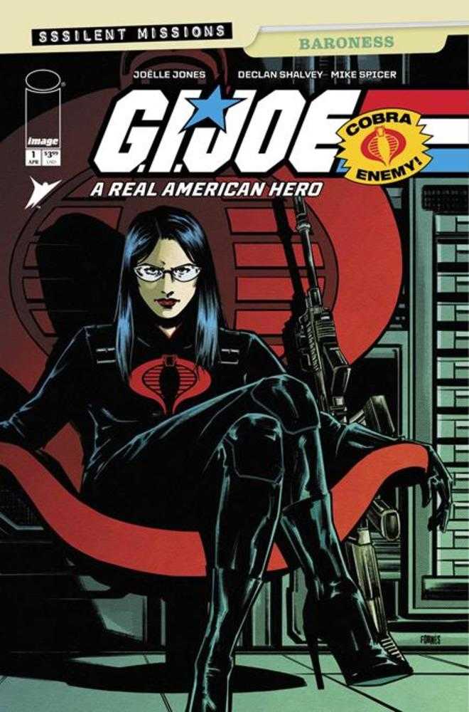 G.I. Joe A Real American Hero Sssilent Missions Baroness #1 (One Shot) Cover B Jorge Fornes Variant | Game Master's Emporium (The New GME)