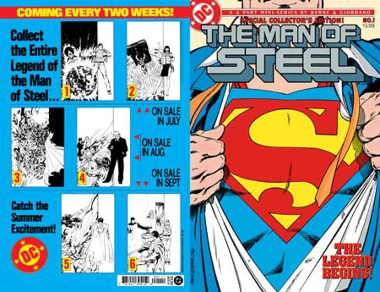 Man Of Steel #1 Facsimile Edition Cover A John Byrne | Game Master's Emporium (The New GME)