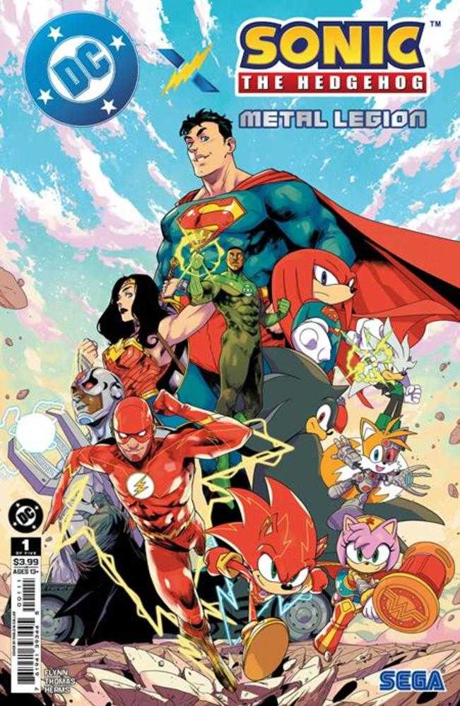 DC X Sonic The Hedgehog The Metal Legion #1 (Of 5) Cover A Pablo M Collar | Game Master's Emporium (The New GME)