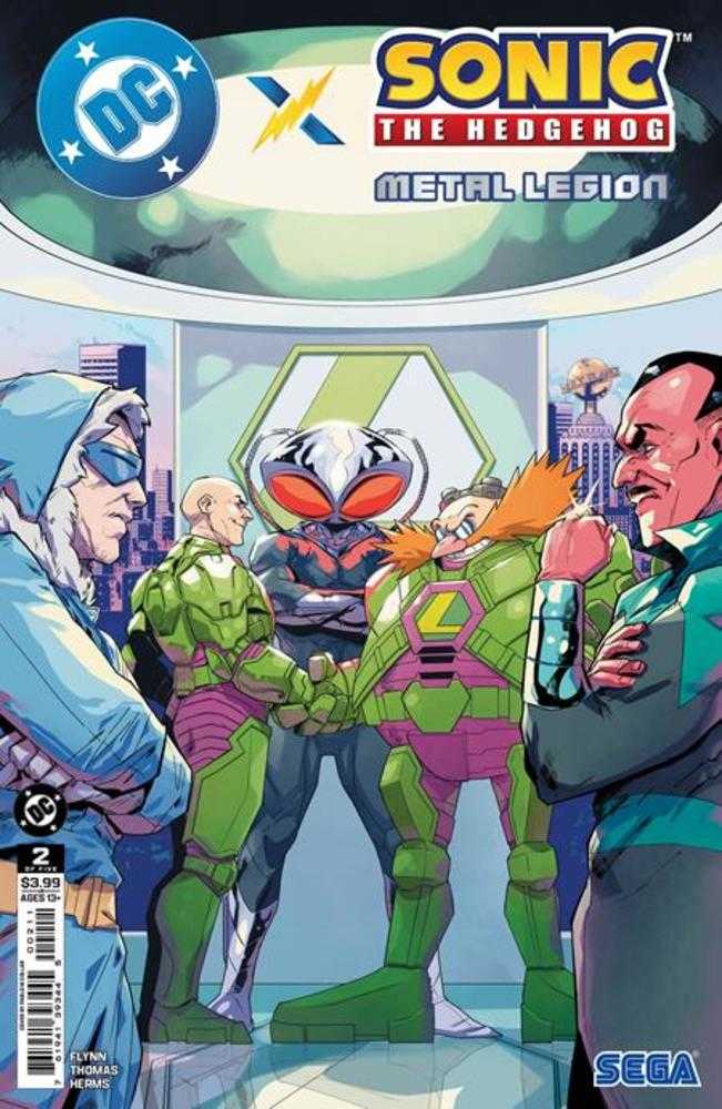 DC X Sonic The Hedgehog The Metal Legion #2 (Of 5) Cover A Pablo M Collar | Game Master's Emporium (The New GME)