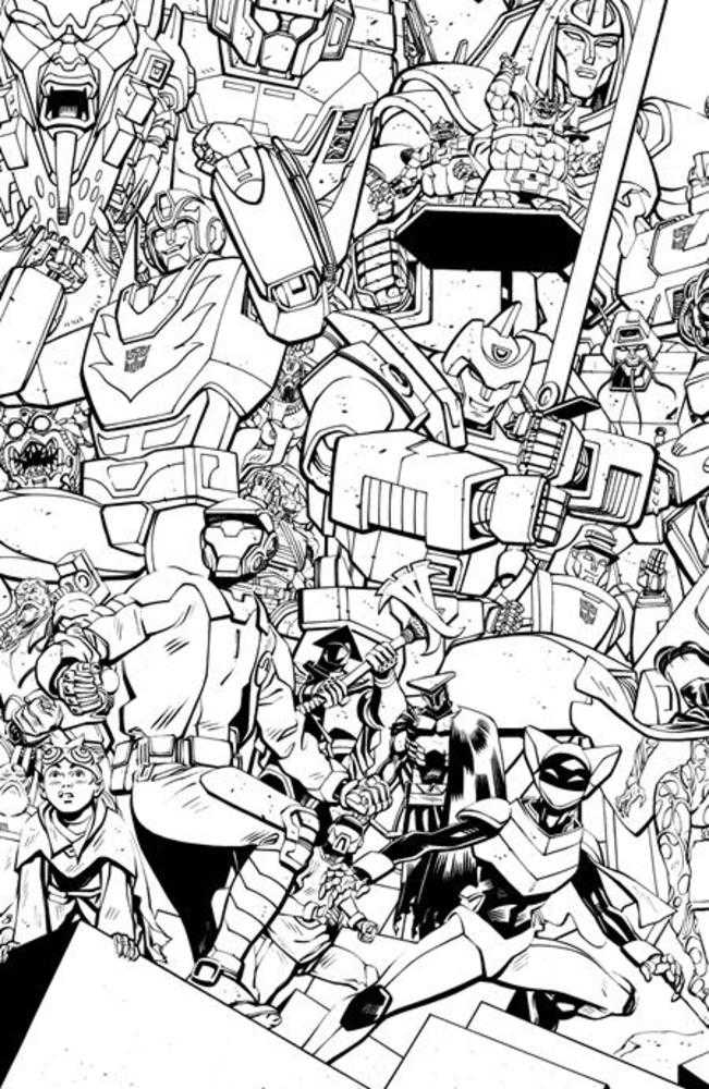 Void Rivals #31 Cover I Tom Reilly Energon Universe 3rd Anniversary Black & White Variant | Game Master's Emporium (The New GME)