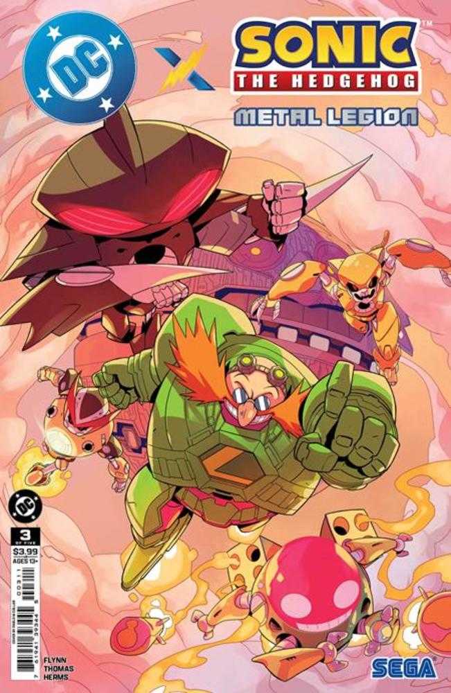 DC X Sonic The Hedgehog The Metal Legion #3 (Of 5) Cover A Pablo M Collar | Game Master's Emporium (The New GME)