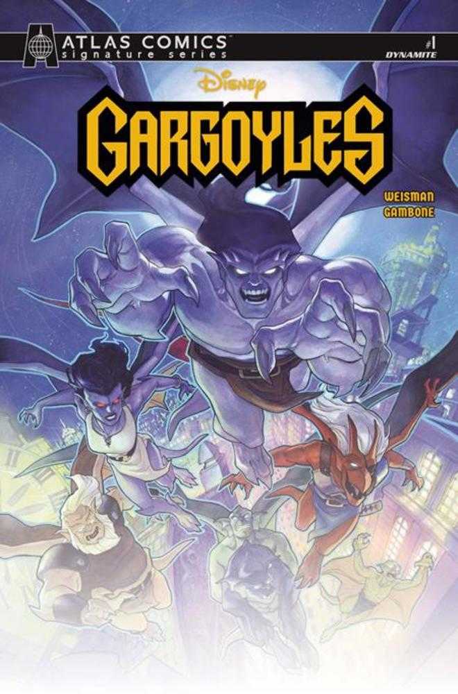 Gargoyles (2026) #1 Cover G Meghan Hetrick Atlas Edition Signed By Greg Weisman Variant | Game Master's Emporium (The New GME)