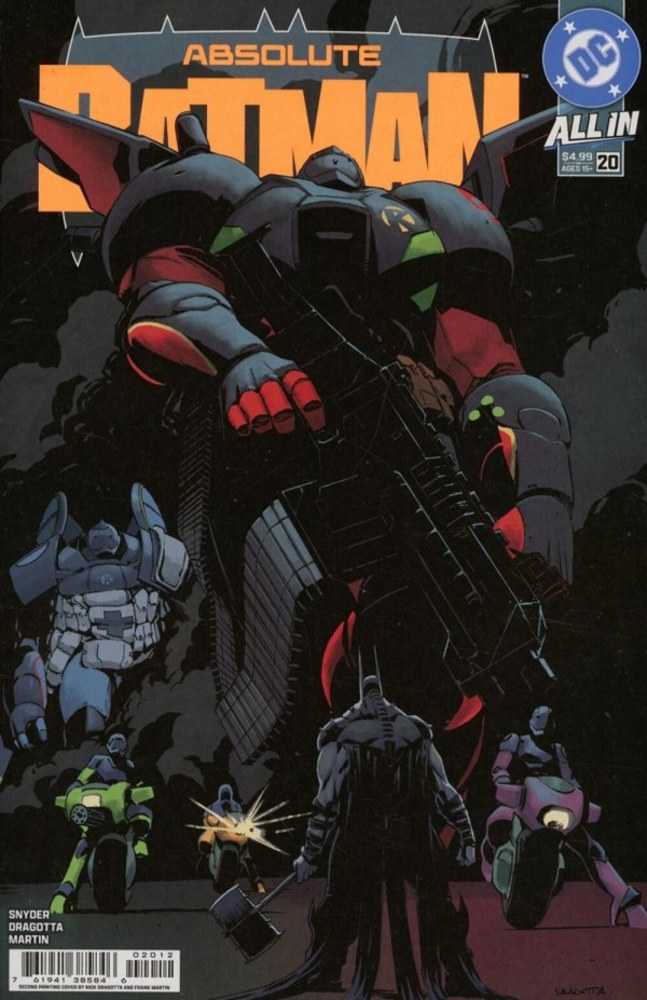 Absolute Batman #20 Cover A Nick Dragotta (Replacement Copies/2nd Print) | Game Master's Emporium (The New GME)