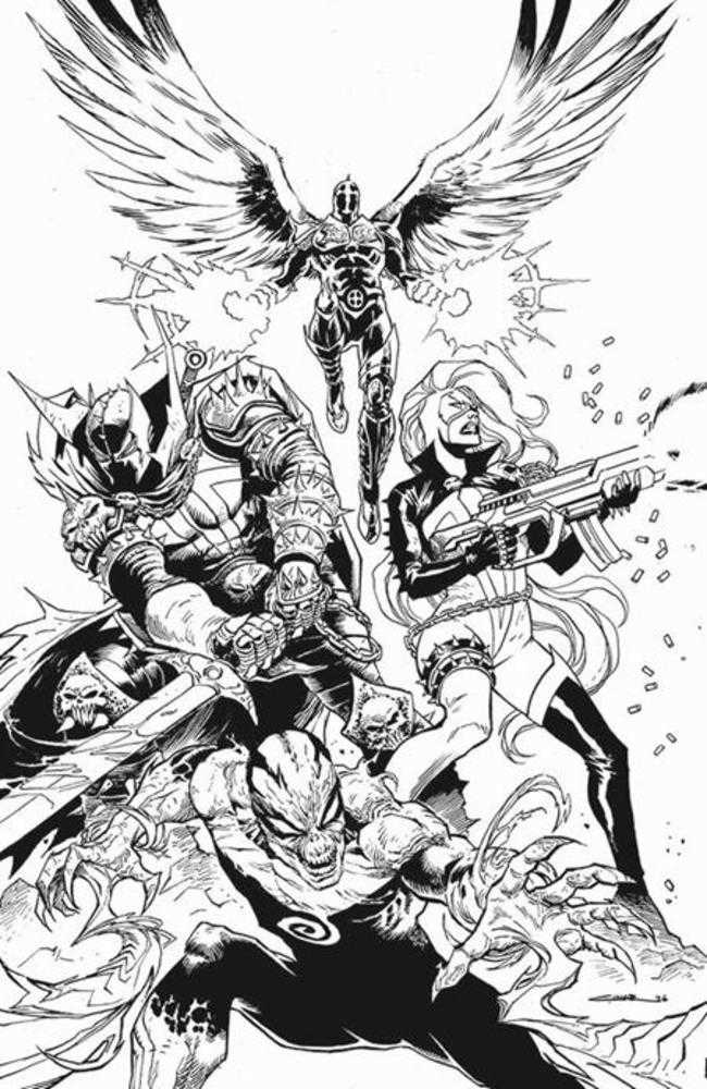 Spawn Scorched #56 Cover B Yildiray Cinar Black & White Full Art Variant | Game Master's Emporium (The New GME)