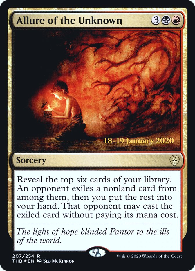 Allure of the Unknown [Theros Beyond Death Prerelease Promos] | Game Master's Emporium (The New GME)