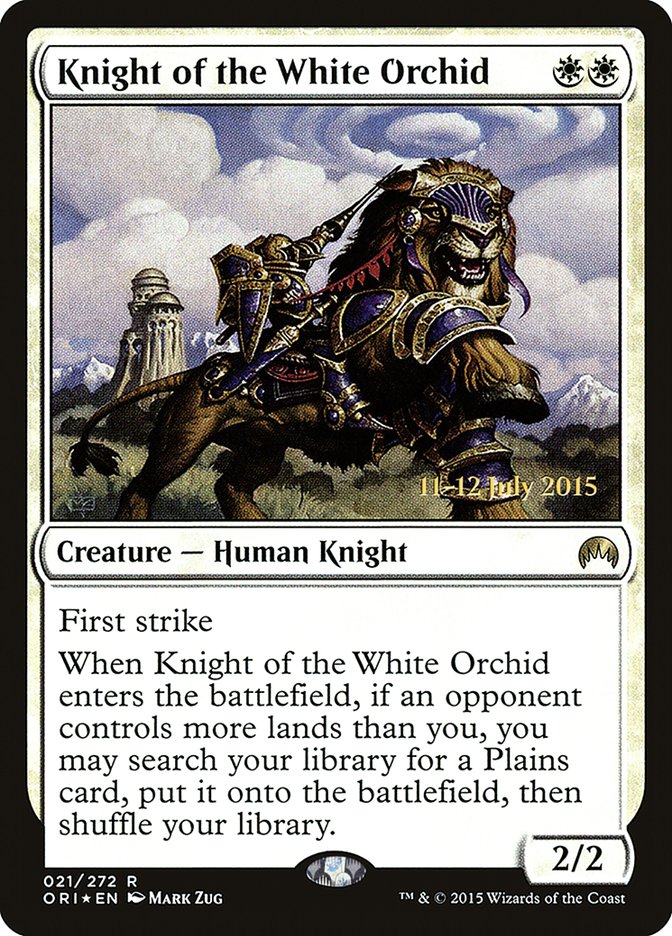 Knight of the White Orchid [Magic Origins Prerelease Promos] | Game Master's Emporium (The New GME)