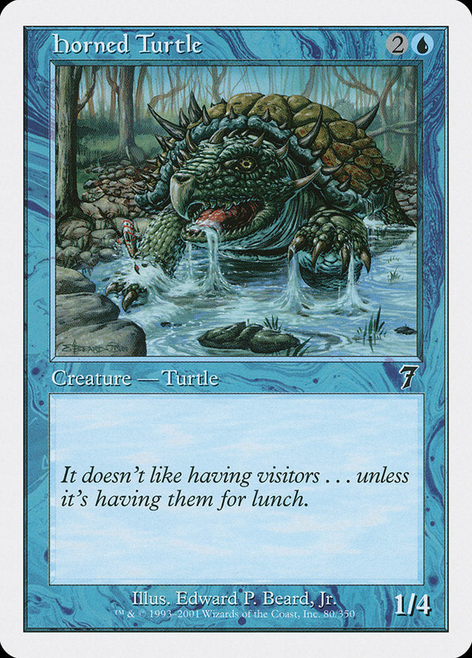 Horned Turtle [Seventh Edition] | Game Master's Emporium (The New GME)