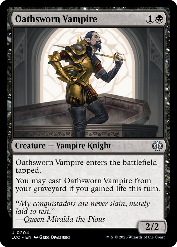 Oathsworn Vampire [The Lost Caverns of Ixalan Commander] | Game Master's Emporium (The New GME)