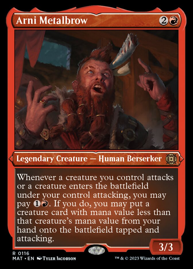 Arni Metalbrow (Foil Etched) [March of the Machine: The Aftermath] | Game Master's Emporium (The New GME)